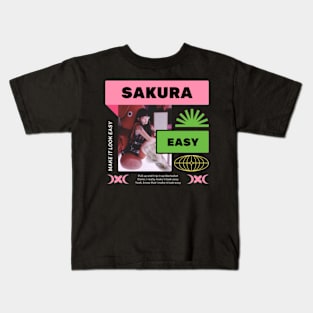 SAKURA Easy Le Sserafim Kids T-Shirt